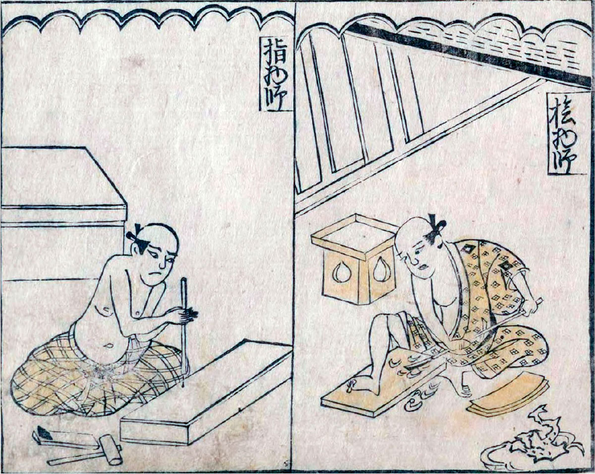 指物師…江戸時代の家具職人：イメージ